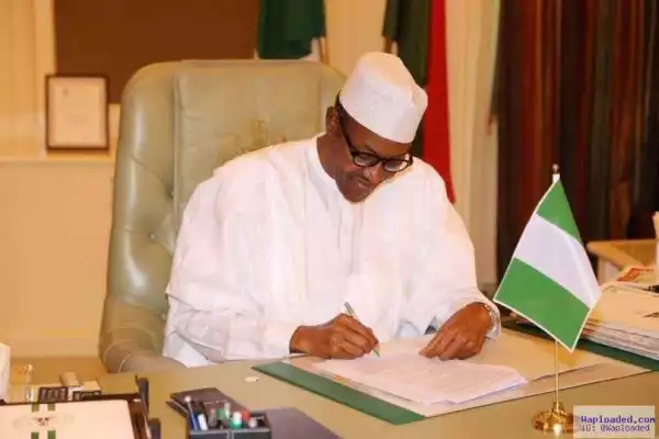 President Buhari Finally Signed The 2016 Budget Into Law
